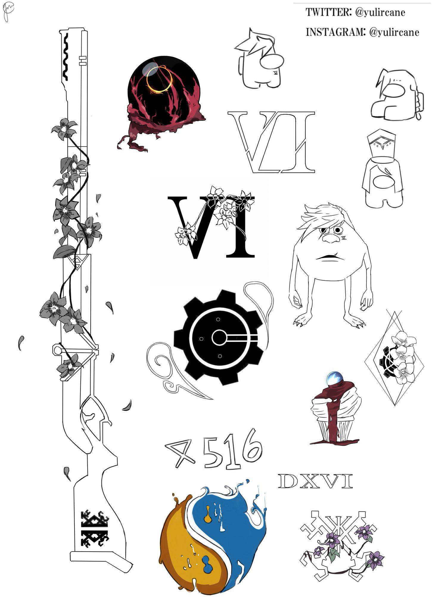 Personalized arcane tattoo designs