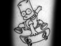 male-bart-simpson-tattoo-design-inspiration-on-forearm