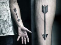 manly-inner-forearm-simple-arrow-tattoos-for-gentlemen
