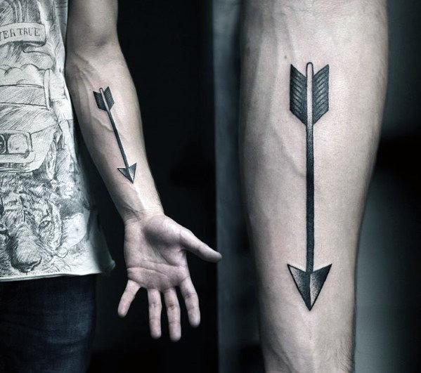 Simple Arrow Tattoos for Men