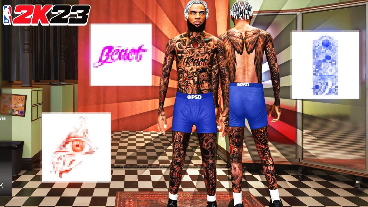 BEST TATTOO TUTORIAL IN NBA 2K23! BEST DRIPPY TATTOOS FOR BOTH GENS