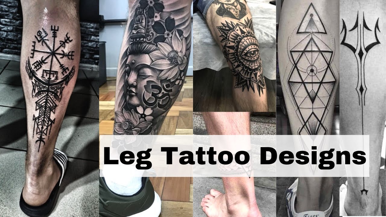 Meaningful Quotes Back Leg Tattoo