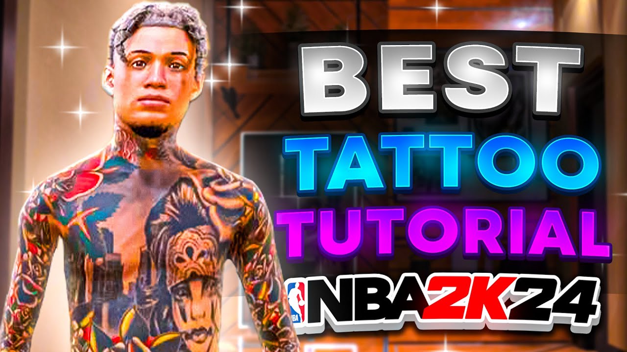 BEST TATTOO TUTORIAL IN NBA 2K24! BEST DRIPPIEST TATTOOS, LOOK LIKE A