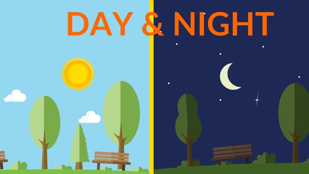 Day and Night - Ejercicio de inglés