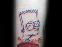 mens-bart-simpson-tattoo-3d-design-ideas