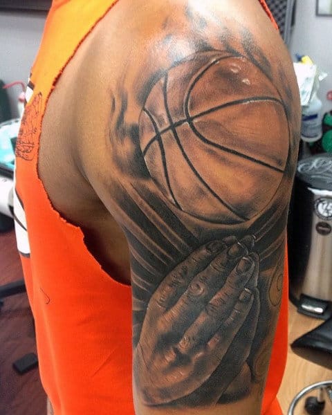 Men's Basketball Arm Tattoo