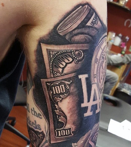 Stack of Cash Tattoos