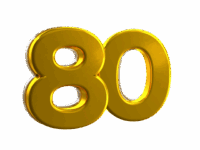 mental-yellow-80-3d-number-free-png
