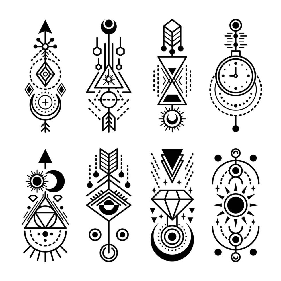 Geometric Abstract Tattoo