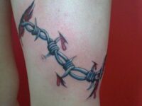 new_school_realistic_barbed_wire_tattoo