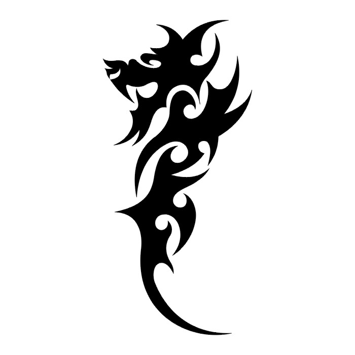 Black Tattoo with Inspirational Quote