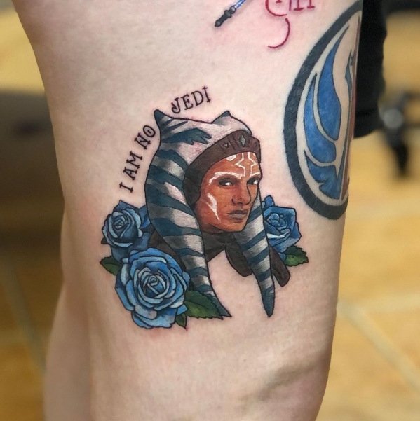 Realistic Ahsoka with Rose