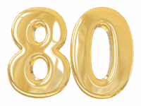 number-80-gold-3d-png