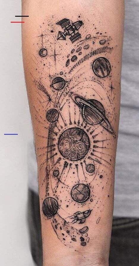 Celestial Body Tattoo