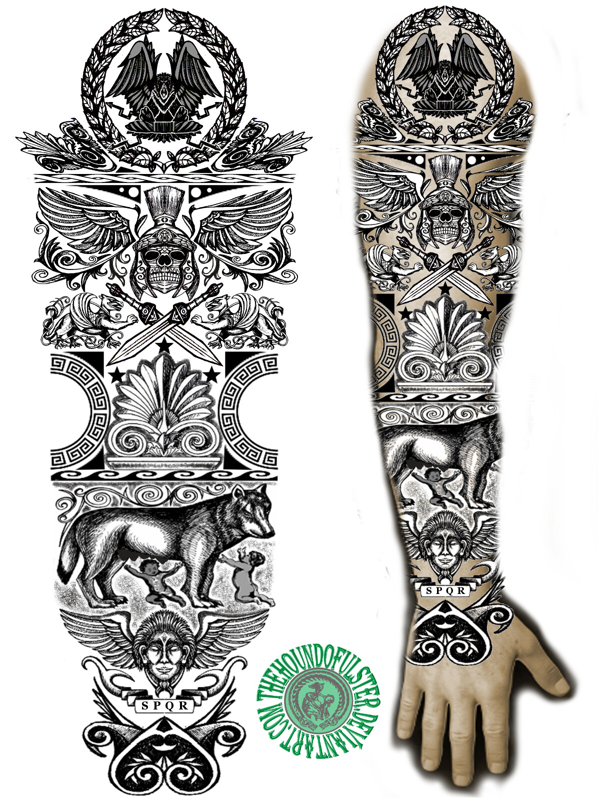 Hound of Ulster Tattoo