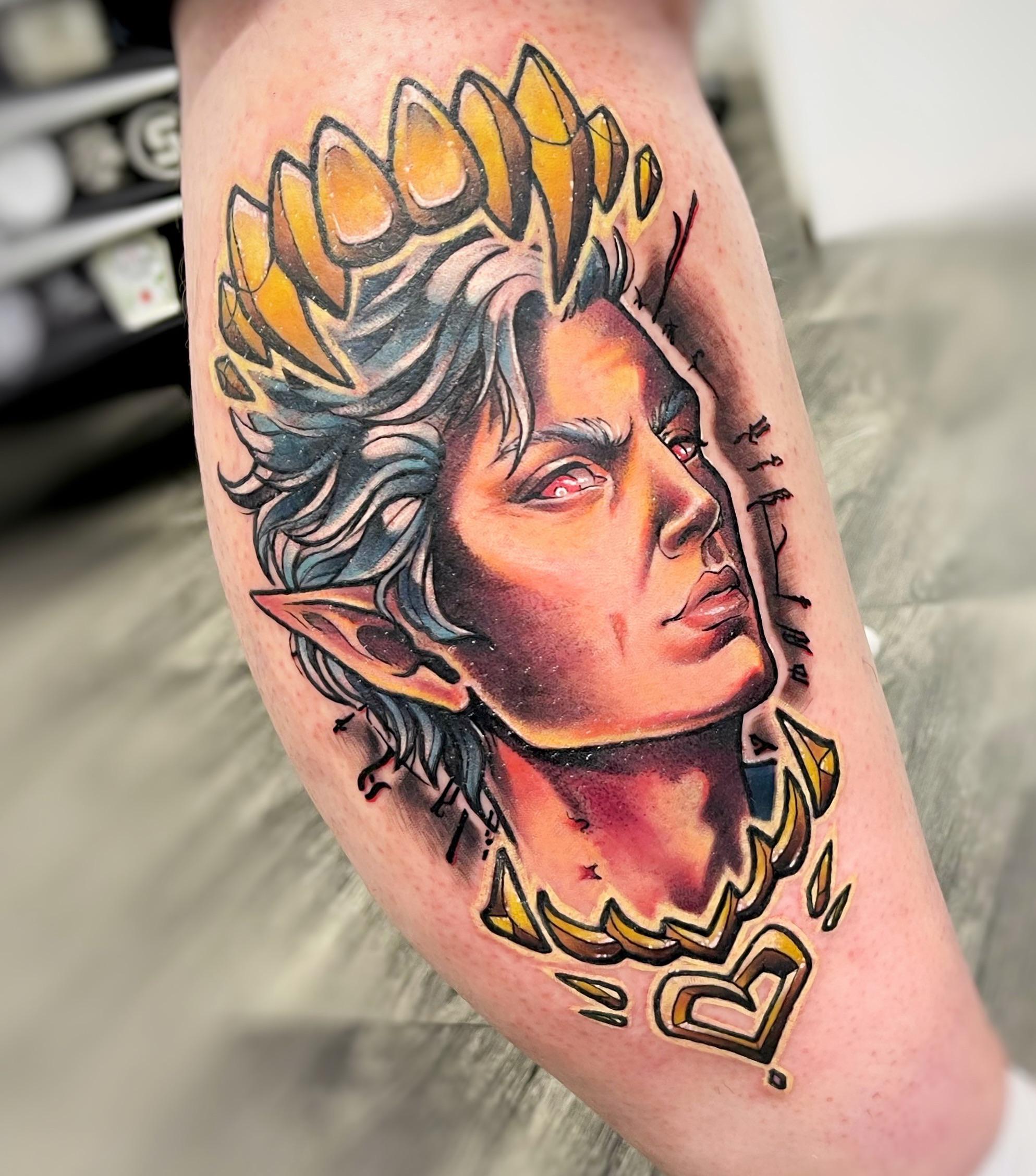 I tattooed Astarion! : r/BaldursGate3