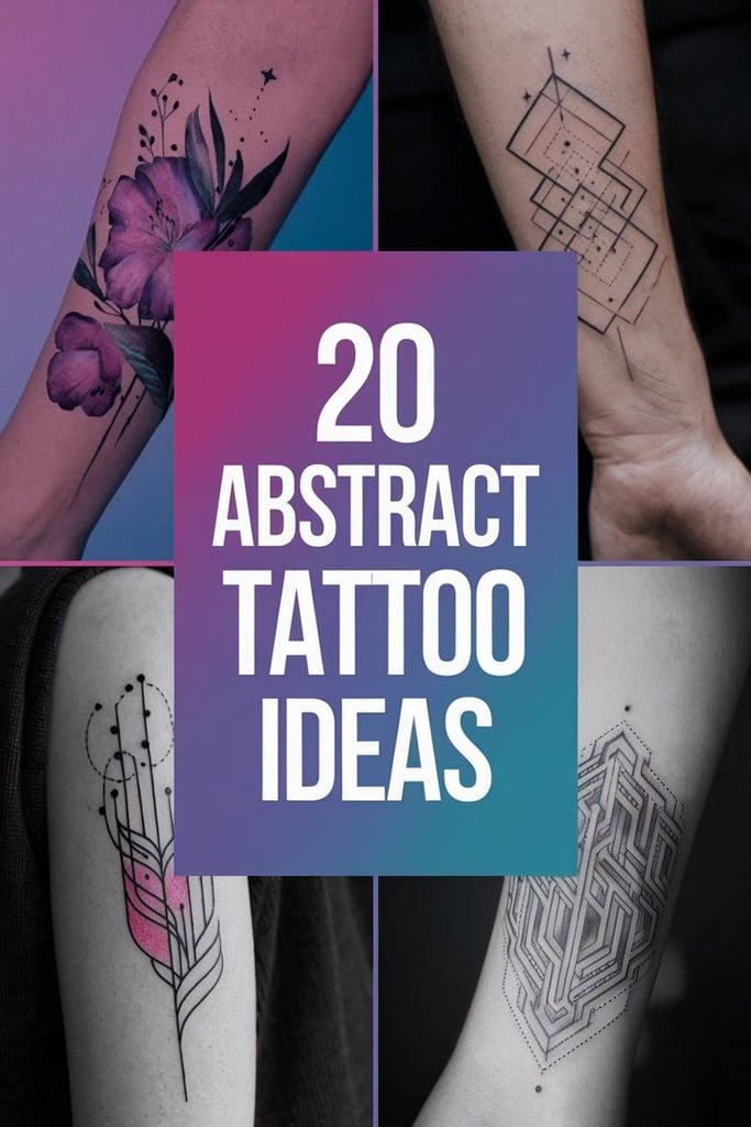 Colorful Abstract Tattoo
